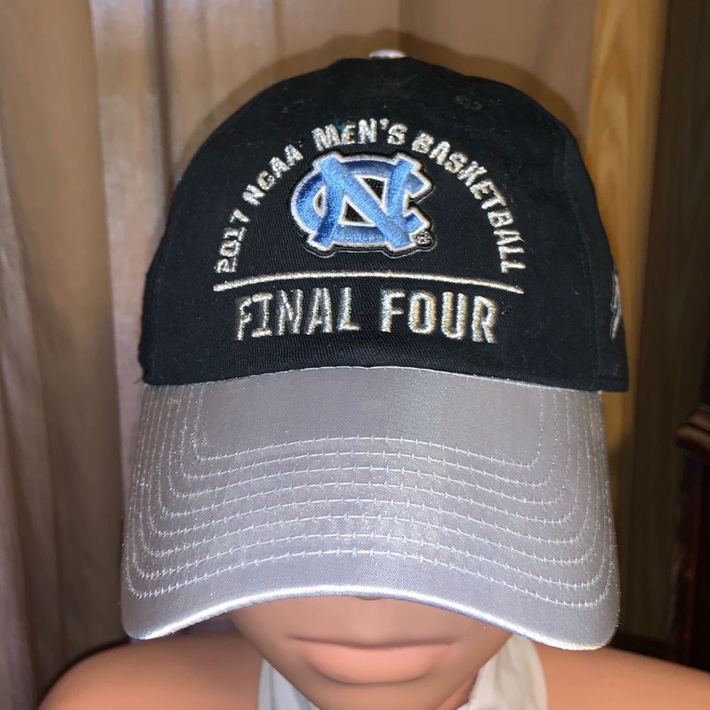 UNC 2017 final four NCAA BASKETBALL HAT NIKE JORDAN BLACK SILVER 1 SIZE FITS ALL